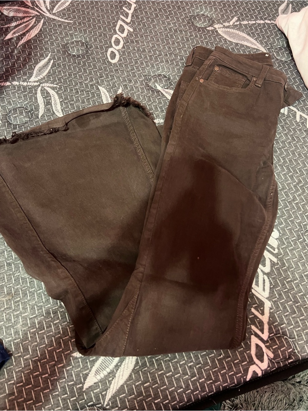 Shyanne Chocolate Brown Mid-Rise Jeans